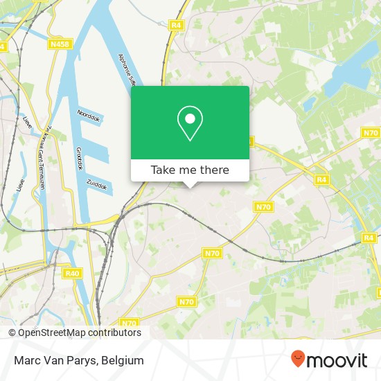 Marc Van Parys map