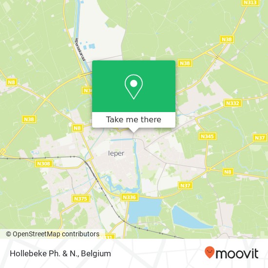 Hollebeke Ph. & N. map