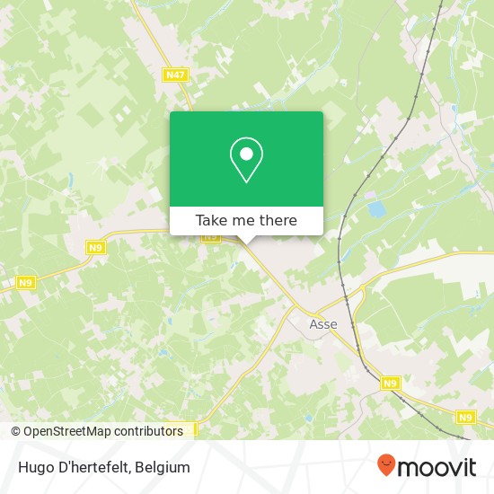 Hugo D'hertefelt map