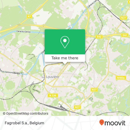 Fagrobel S.a. map