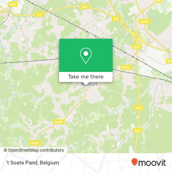 't Soete Pand map