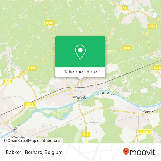 Bakkerij Bernard map