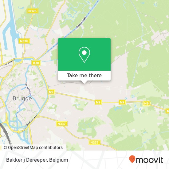 Bakkerij Dereeper map