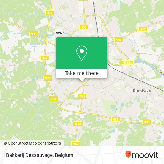 Bakkerij Dessauvage map