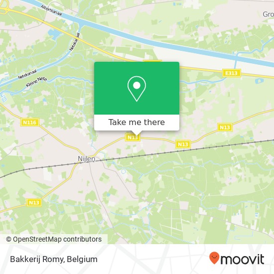 Bakkerij Romy map