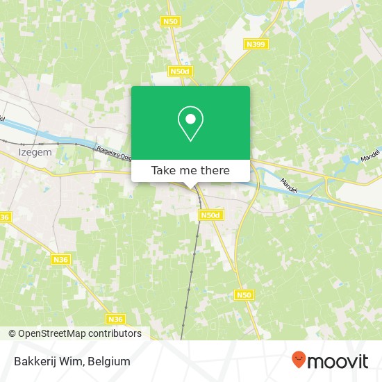 Bakkerij Wim map