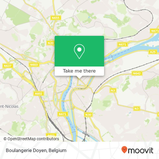 Boulangerie Doyen map