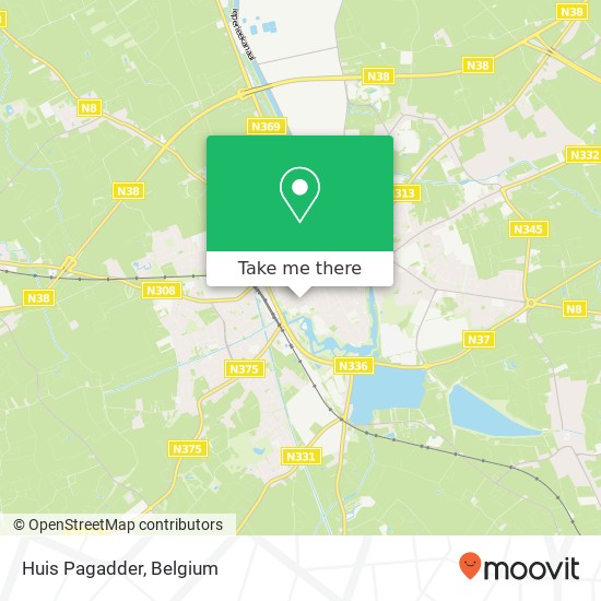 Huis Pagadder map