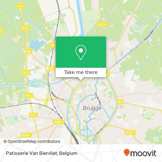 Patisserie Van Biervliet map