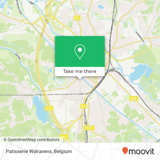 Patisserie Walravens map