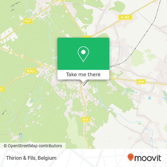 Thirion & Fils map