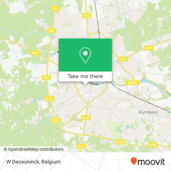 W Deceuninck map