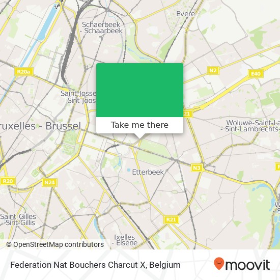 Federation Nat Bouchers Charcut X map