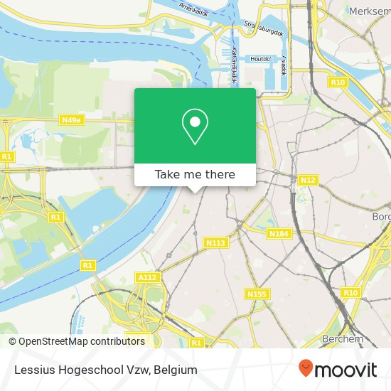 Lessius Hogeschool Vzw map