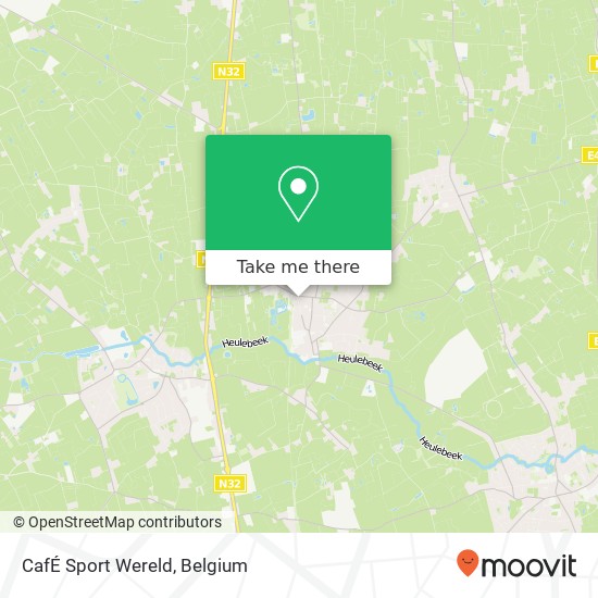 CafÉ Sport Wereld map