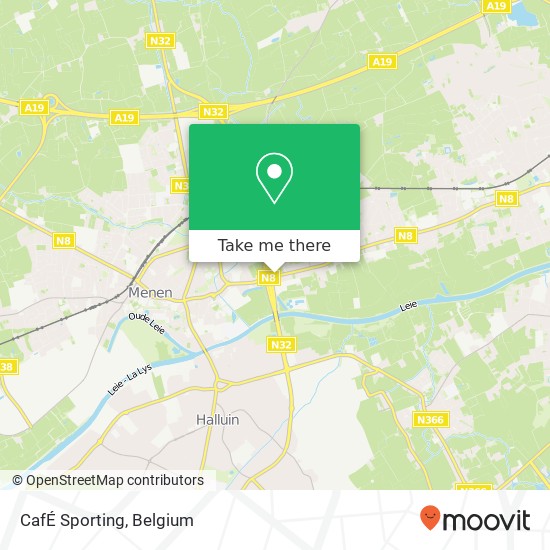 CafÉ Sporting map