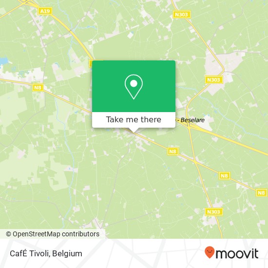 CafÉ Tivoli map