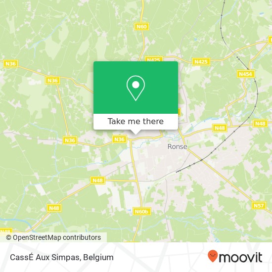 CassÉ Aux Simpas map
