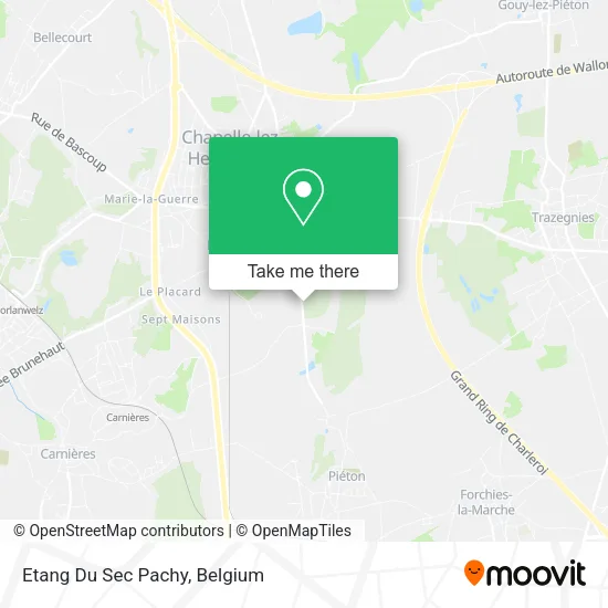 Etang Du Sec Pachy map