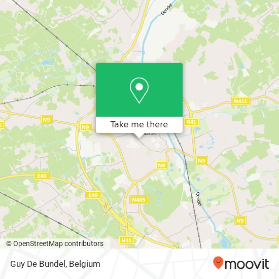 Guy De Bundel map