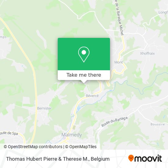 Thomas Hubert Pierre & Therese M. map
