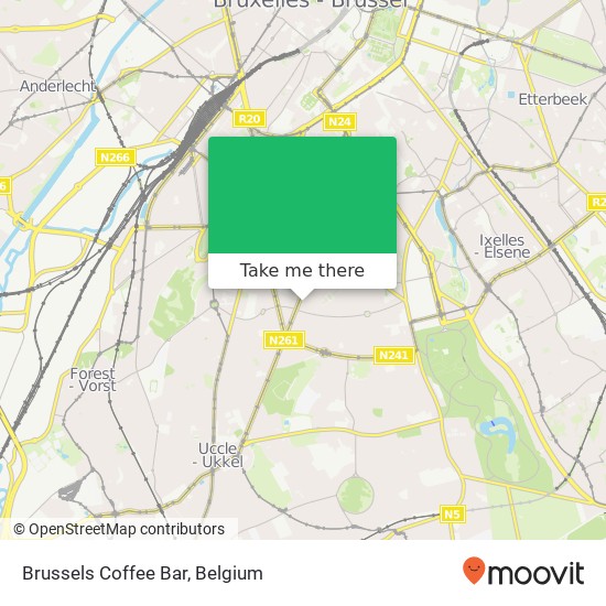 Brussels Coffee Bar plan