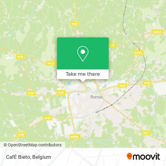 CafÉ Bieto map