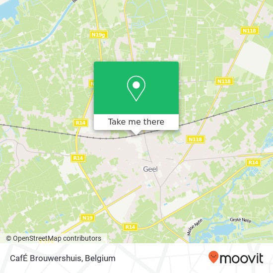 CafÉ Brouwershuis map