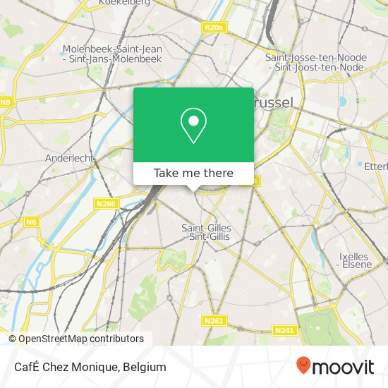 CafÉ Chez Monique map