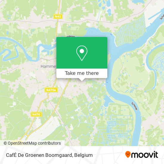 CafÉ De Groenen Boomgaard map
