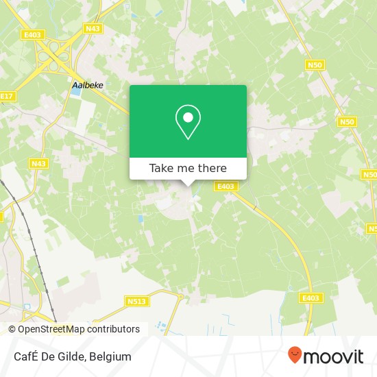 CafÉ De Gilde map