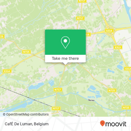 CafÉ De Luman map