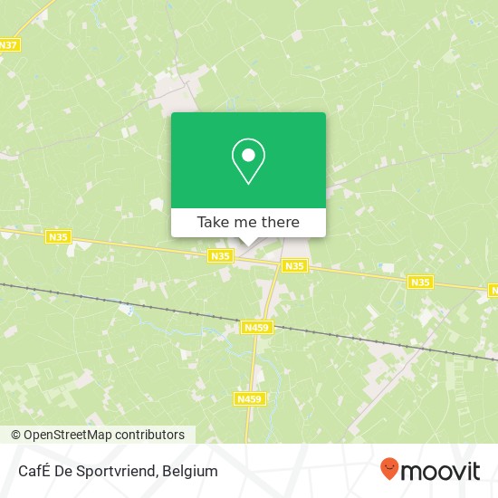 CafÉ De Sportvriend map