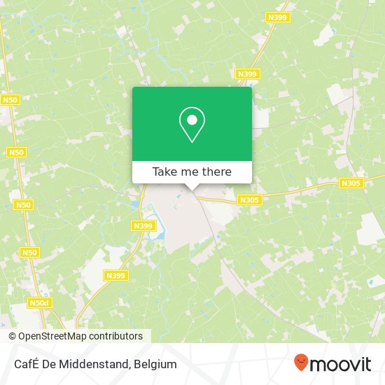 CafÉ De Middenstand map