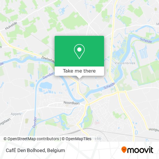 CafÉ Den Bolhoed map