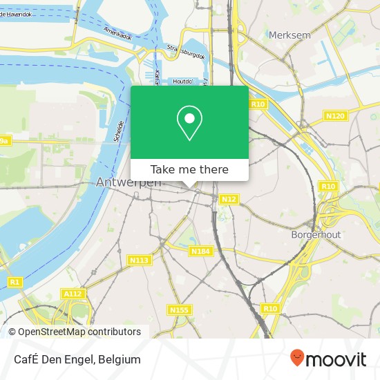 CafÉ Den Engel map