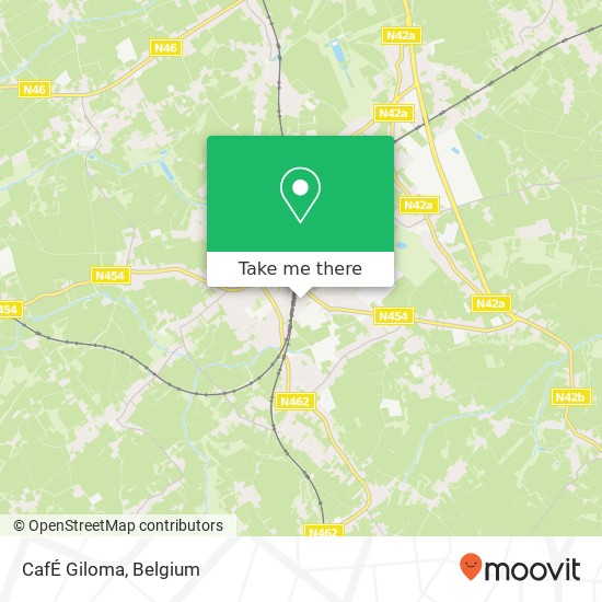 CafÉ Giloma map
