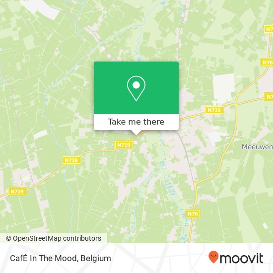 CafÉ In The Mood map