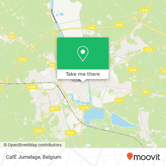 CafÉ Jumelage map