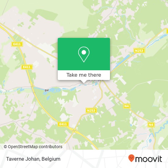 Taverne Johan map