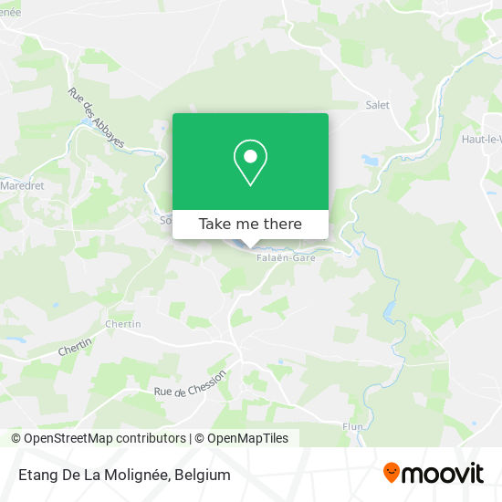 Etang De La Molignée map