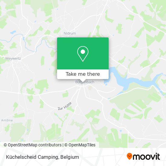 Küchelscheid Camping map