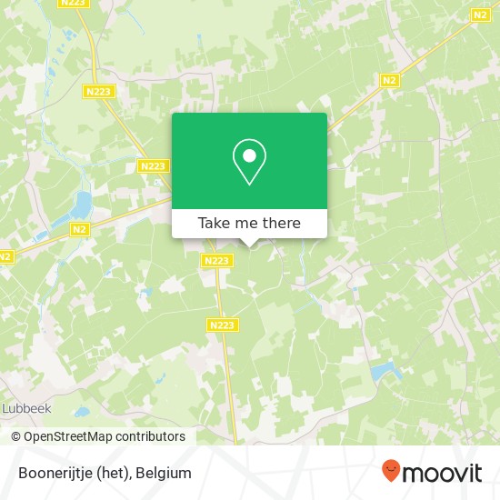 Boonerijtje (het) map