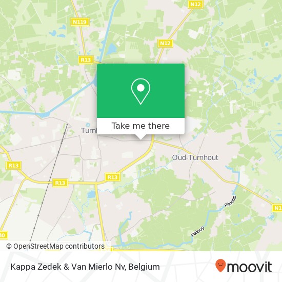 Kappa Zedek & Van Mierlo Nv map