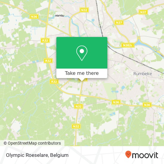 Olympic Roeselare map