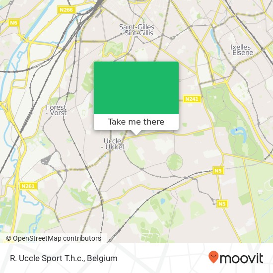 R. Uccle Sport T.h.c. map