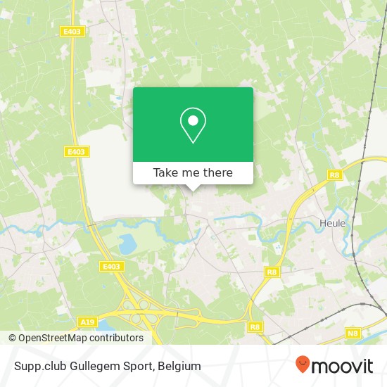 Supp.club Gullegem Sport map