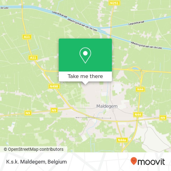 K.s.k. Maldegem map