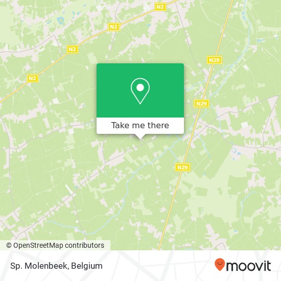 Sp. Molenbeek map
