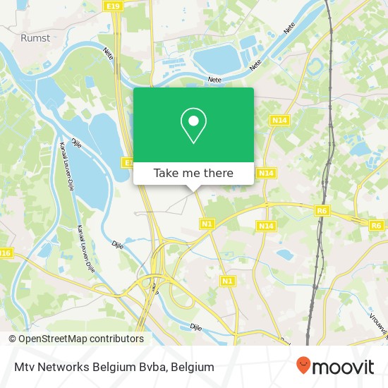 Mtv Networks Belgium Bvba map